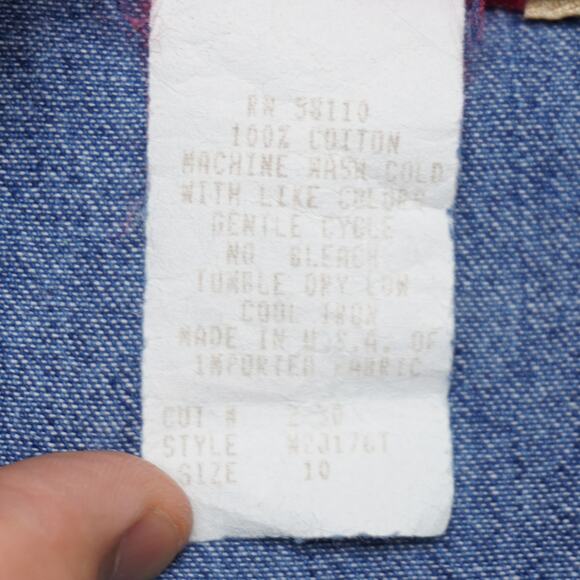 Studio Ease Blue Denim Overall/Jumper Midi Dress Sz 10 USA Made 100% Cotton - Picture 5 of 11